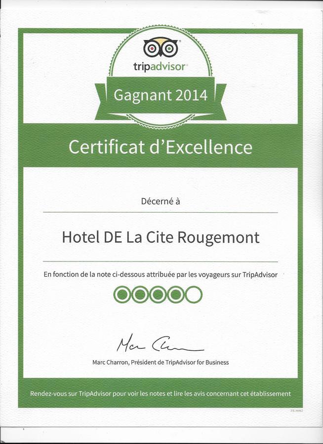 Hotel De La Cite Rougemont Paris Exteriör bild